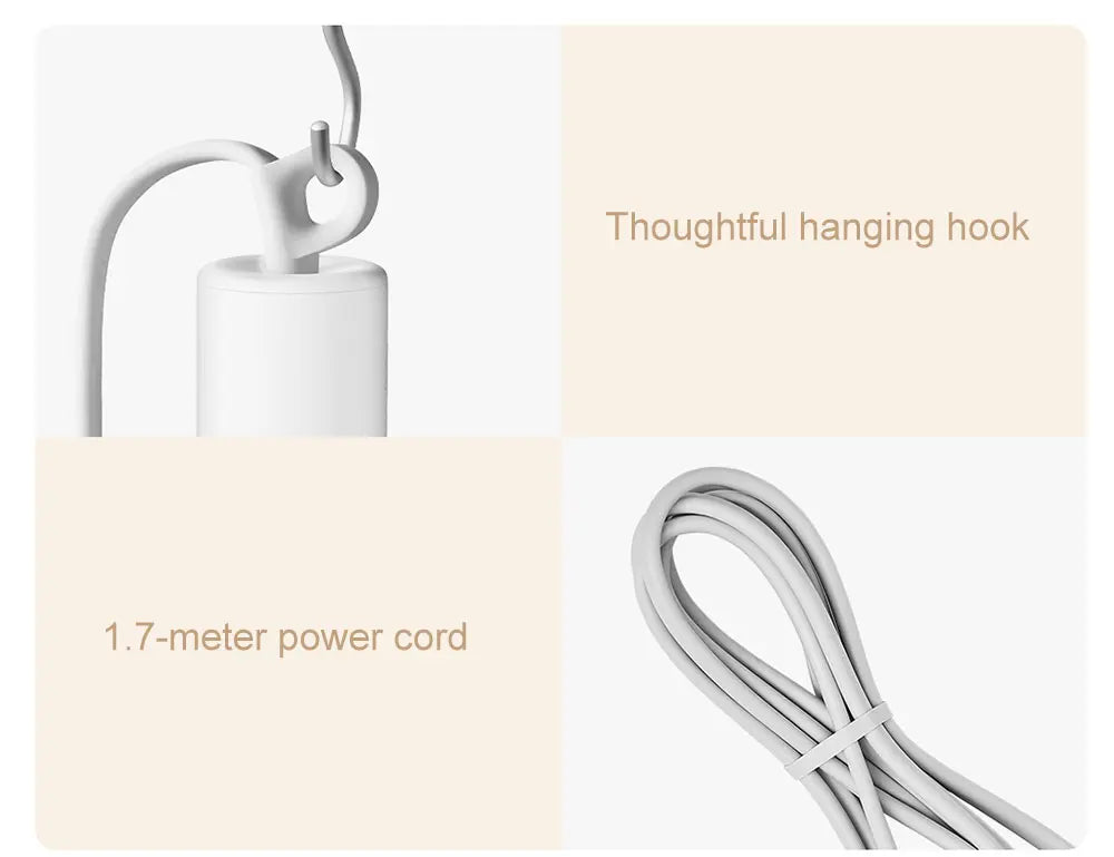 Xiaomi Mijia Sèche-cheveux portable à anions H101, séchage rapide, professionnel, pliable, 1600 W, 50 millions de rayons négatifs, pour la maison et les voyages