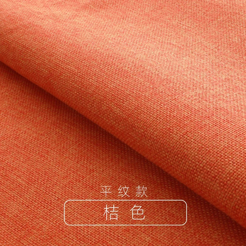 Tissus épais en coton et lin au mètre pour ameublement, taie d'oreiller, nappe, tabouret, coussin, couture, housse de canapé, tissu uni