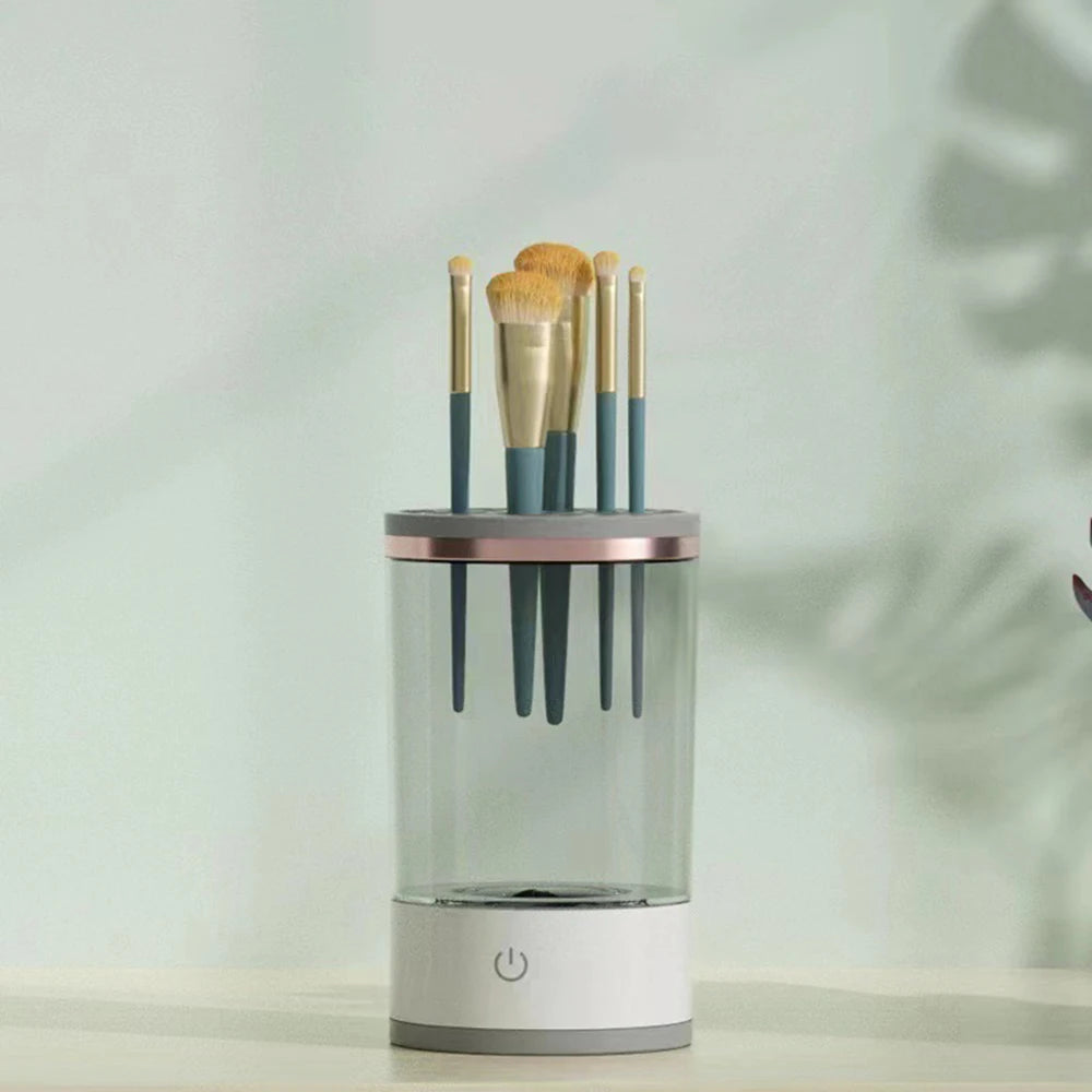 Nettoyeur automatique de pinceaux à maquillage