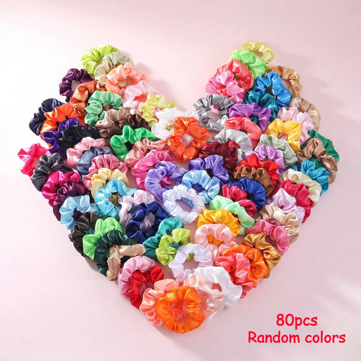 lots Chouchous mode en satin doux et élastique, spécialement conçus pour les cheveux des femmes et des filles.