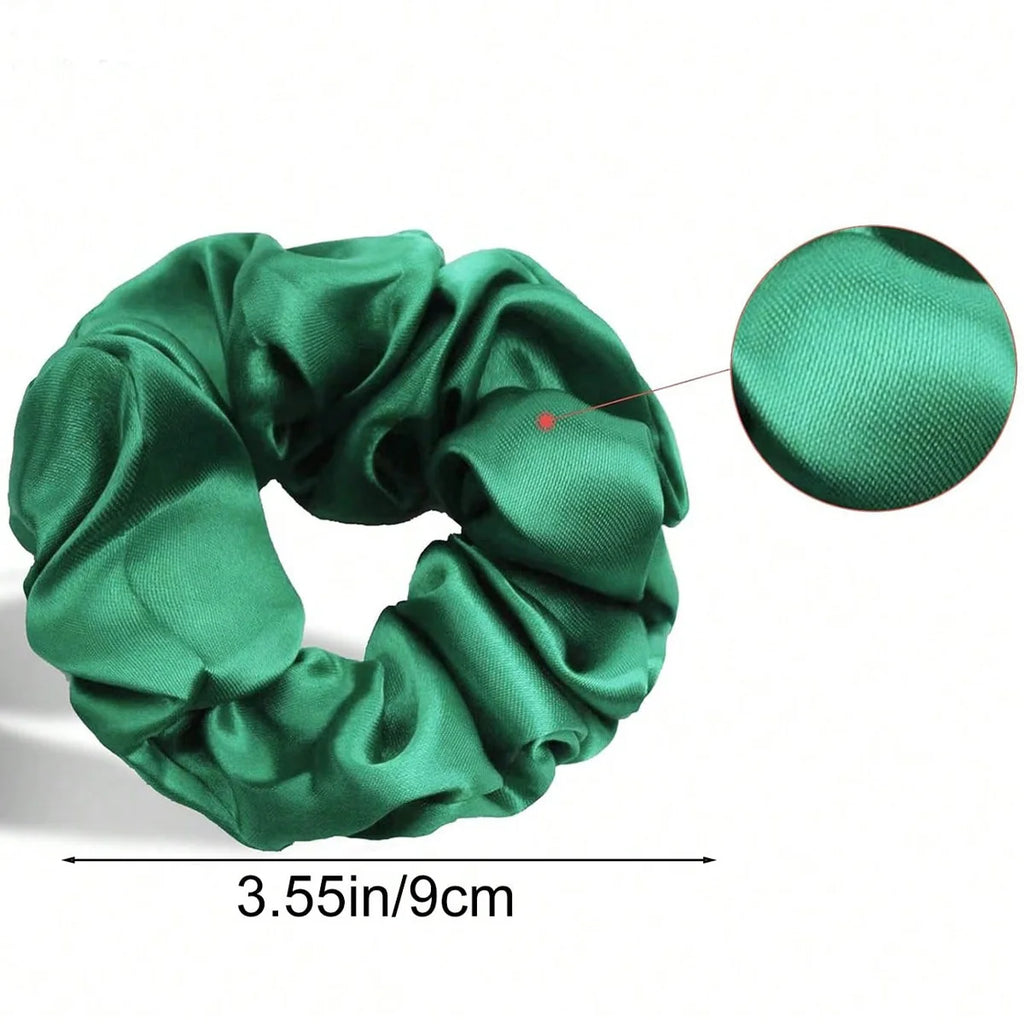 lots Chouchous mode en satin doux et élastique, spécialement conçus pour les cheveux des femmes et des filles.