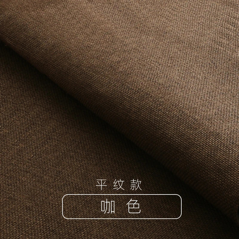 Tissus épais en coton et lin au mètre pour ameublement, taie d'oreiller, nappe, tabouret, coussin, couture, housse de canapé, tissu uni