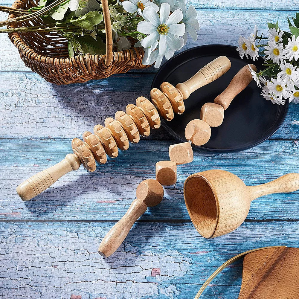 Outils de massage Wood Therapy Gua Sha