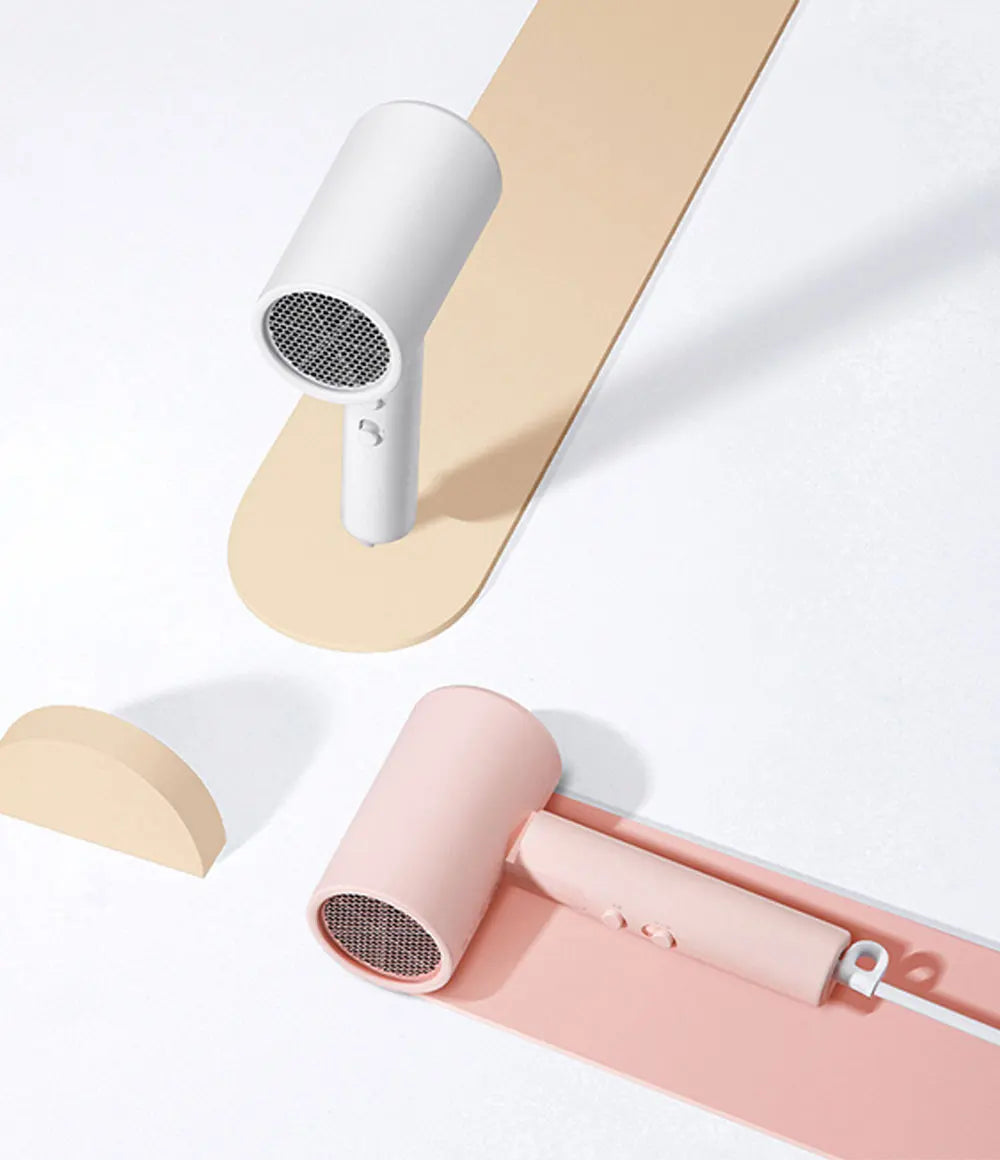 Xiaomi Mijia Sèche-cheveux portable à anions H101, séchage rapide, professionnel, pliable, 1600 W, 50 millions de rayons négatifs, pour la maison et les voyages