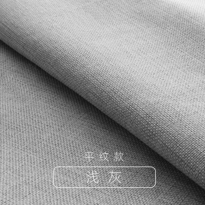 Tissus épais en coton et lin au mètre pour ameublement, taie d'oreiller, nappe, tabouret, coussin, couture, housse de canapé, tissu uni