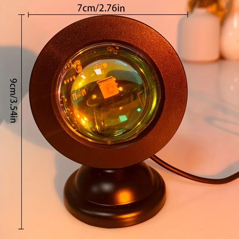 Projecteur de coucher de soleil LED avec télécommande