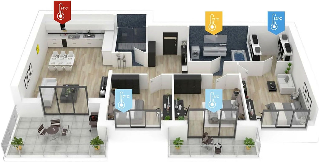 Une température différente dans chaque pièce du logement grâce aux thermostats connectés