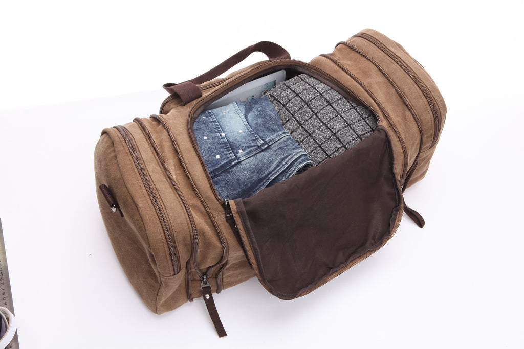 sac / valise Casual Vintage Large Capacity Canvas Travel Bag